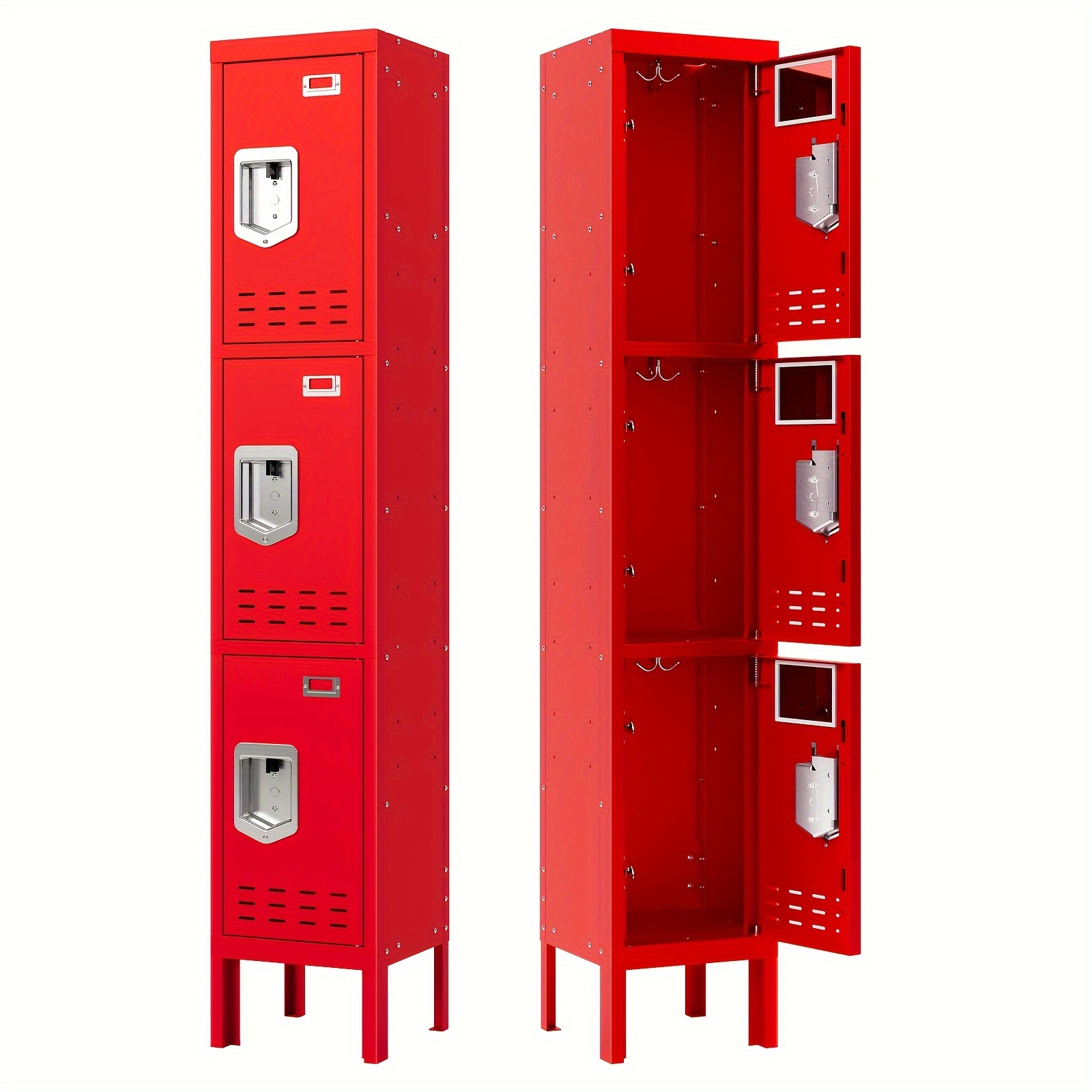 

Kaer , Metal , Employee , With Doors, Card Slots, Lockable Steel For Gyms, Schools, Homes, Offices, Garages, Required (2 Door )