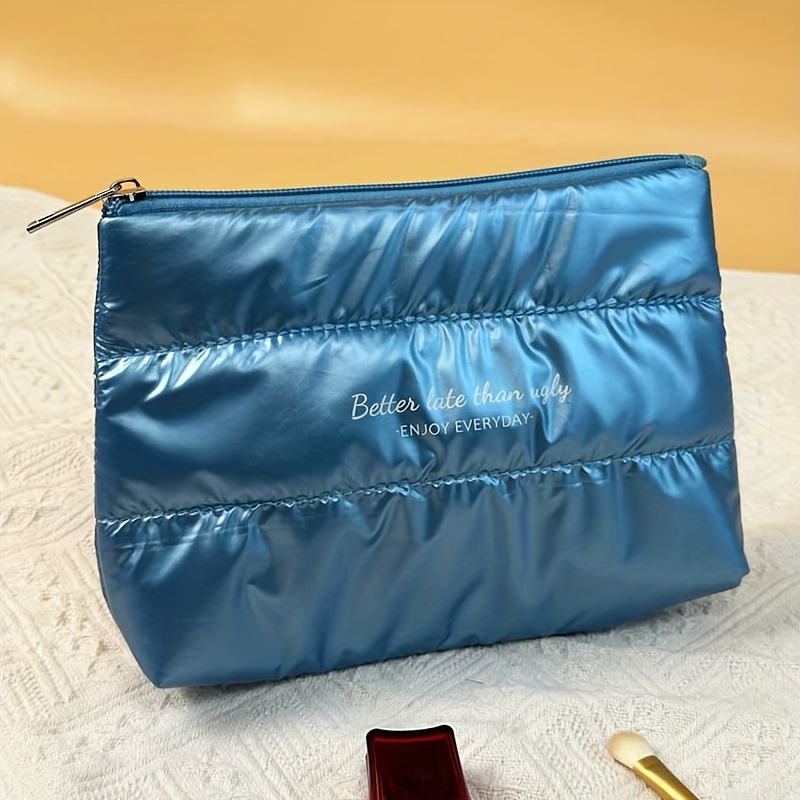 TEMU Pochette portatrucchi d'oca, organizzatore cosmetico da viaggio portatile, trousse da toilette a grande capacit�