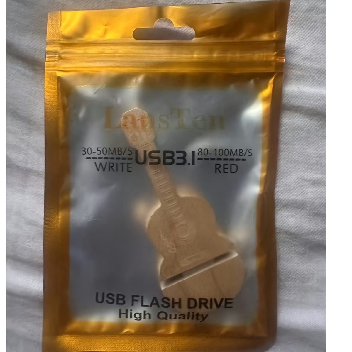 2 Stück USB-Stick In Gitarrenform Aus Holz – 64 GB, USB 2.0/3.0, Geschenkidee