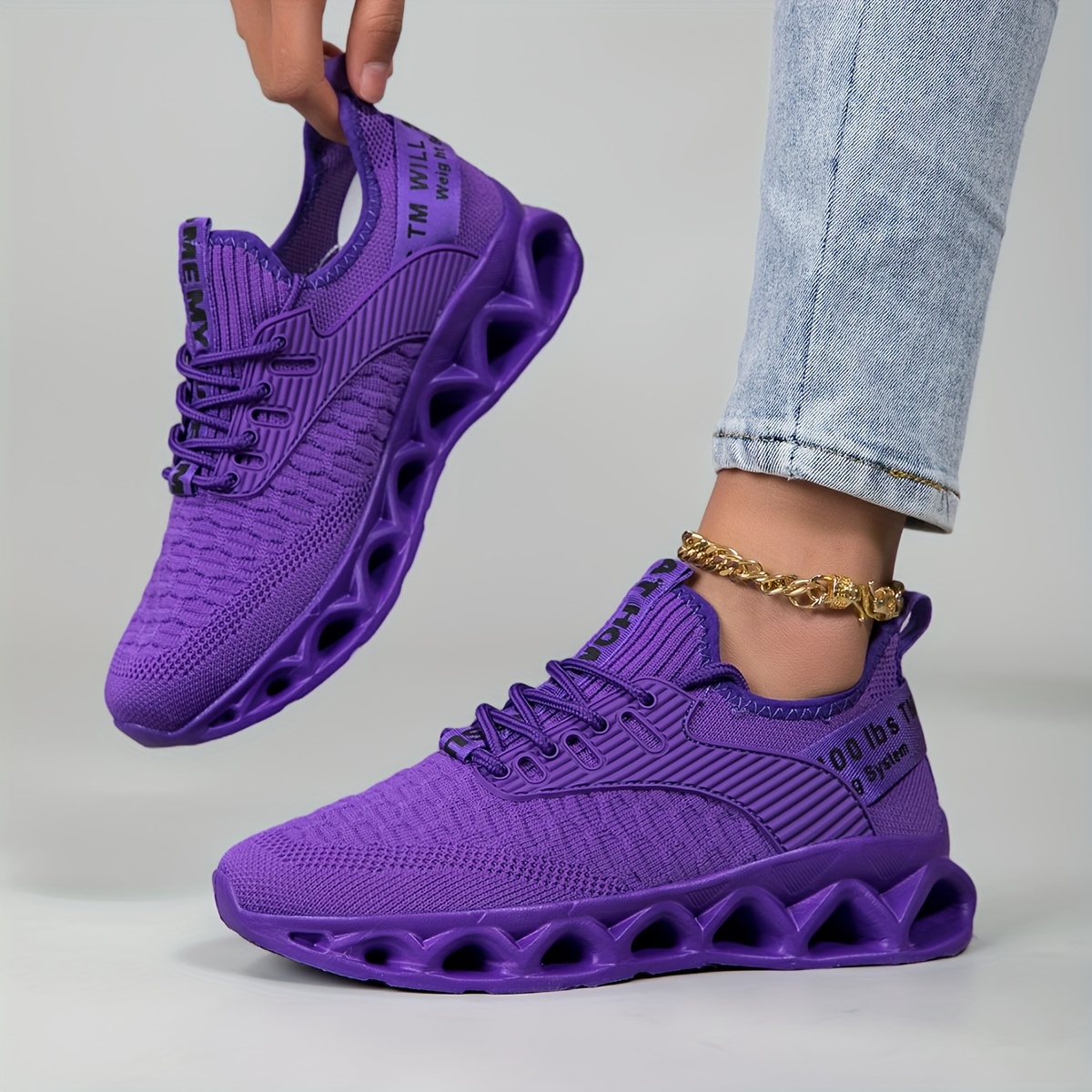 blade style breathable sports shoes suitable men Temu