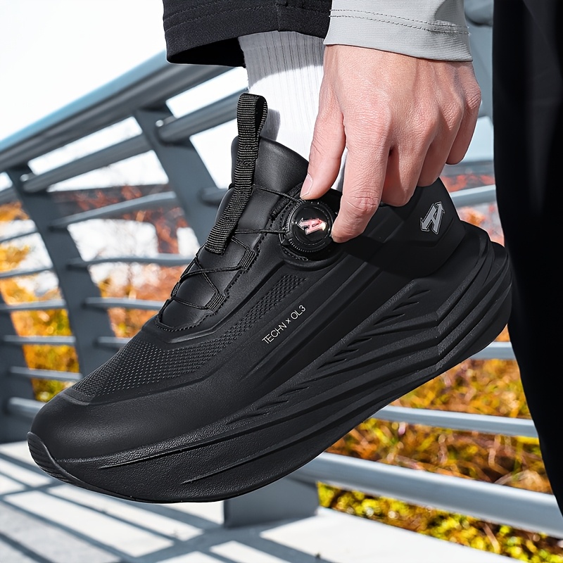 N·HOT Men's Casual Sneakers, Fashionable Thick-Soled Men's Shoes, Men's Outdoor Sneakers, Men's Running Shoes, MD Midsole with High Elasticity and Shock Absorption, Sole for Slip Resistance and Wear Resistance, Seamless Craftsmanship Upper