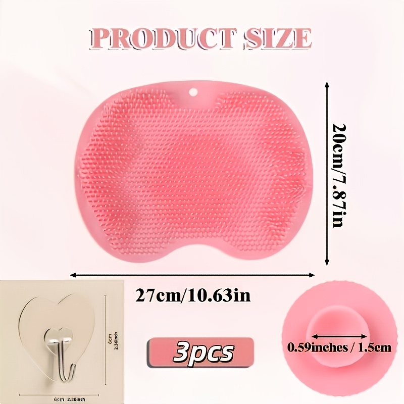 3pcs Foot & Back Massage Pad with Hooks