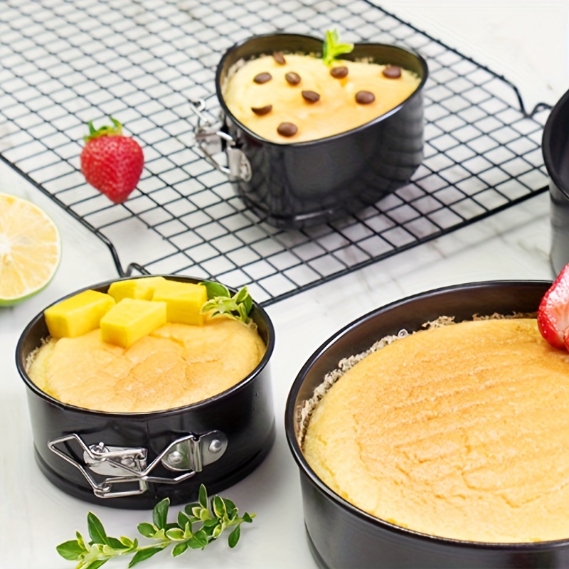 

Premium Springform Cake Pan Set - , Coating - 4", 7", 9" Sizes - Christmas, Halloween, Valentine's, Day - , Cake Pan Set