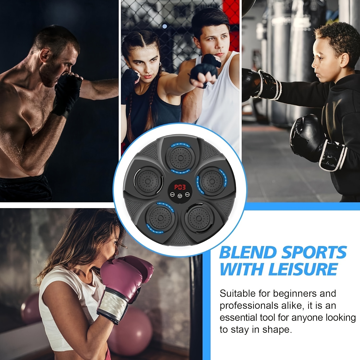  boxing machine boxing training punching equipment wall mounted boxing machine smart boxing target workout machine details 2