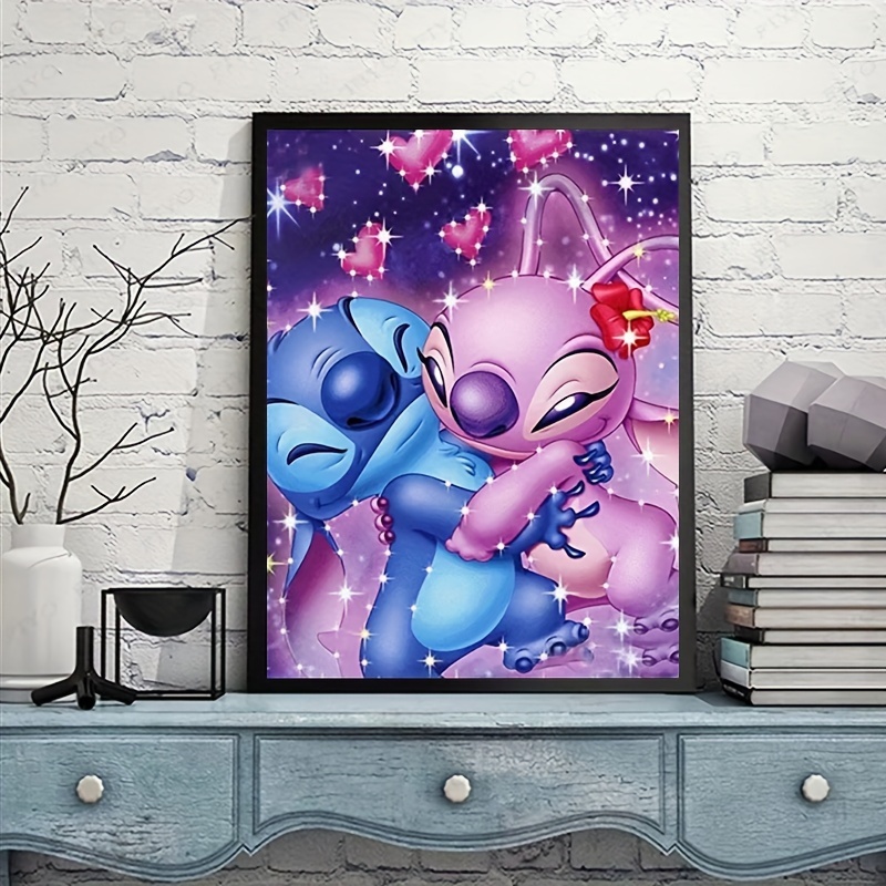 

Round Diamond 5d Stitch And Stella Cartoon Diamond Painting Kit - Handmade Mosaic Diamond Painting Art Gift Home Decor