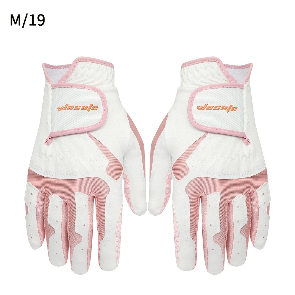TEMU 1 paire de gants de pour femme, gant et respirant avec antidérapantes à prise supplémentaire, style élégant et , pour golfeuse professionnelle