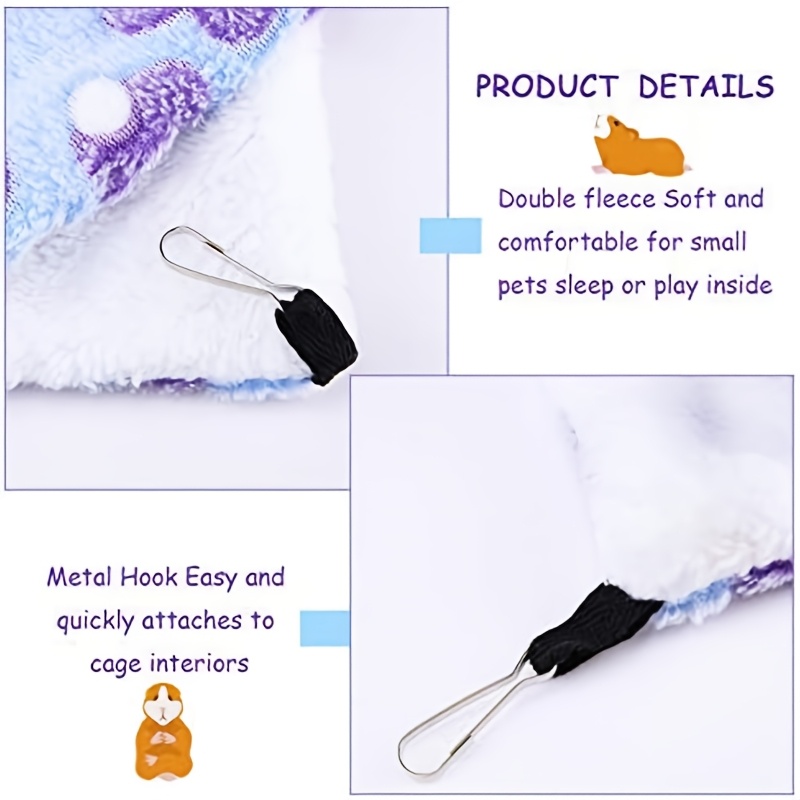 Single-Pack Double-Layer Small Animal Hammock