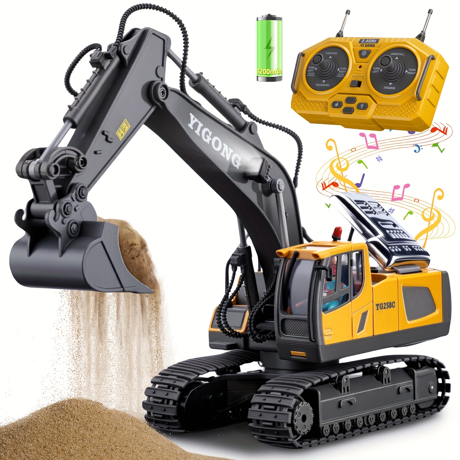 Hot remote control excavator for adults Hotsell