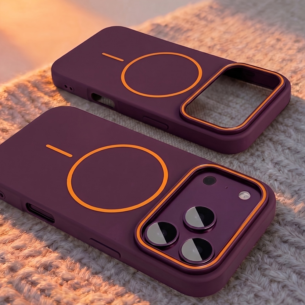 TEMU Coque de téléphone : Coque rigide , mate, magnétique et au pour iPhone 18 17 16 15 14 13 Pro Max, coque de luxe