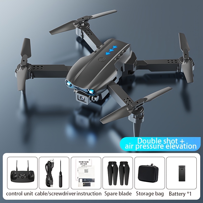 TEMU E99 Drone With Camera, Foldable Rc Drone, Rc Drone Toys Beginner Men Gift, Affordable Drone For Indoor And Outdoor, Thanksgiving/christmas/new