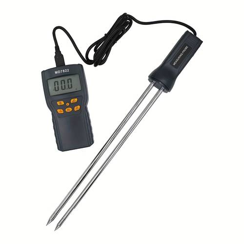 digital moisture meter sensitive probe humidity tester lcd display hygrometer temperature detector