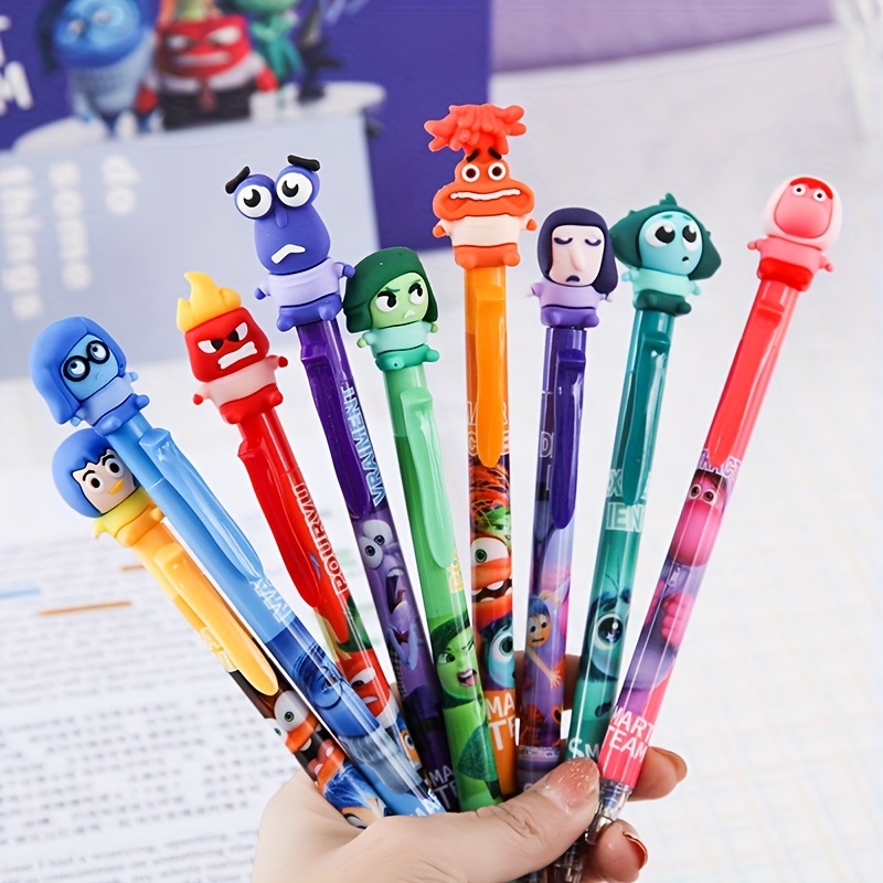   set of 36 new   cartoon brain agent dolls featuring 0 5mm erasable blue retractable pens   stationery gifts Product details 1