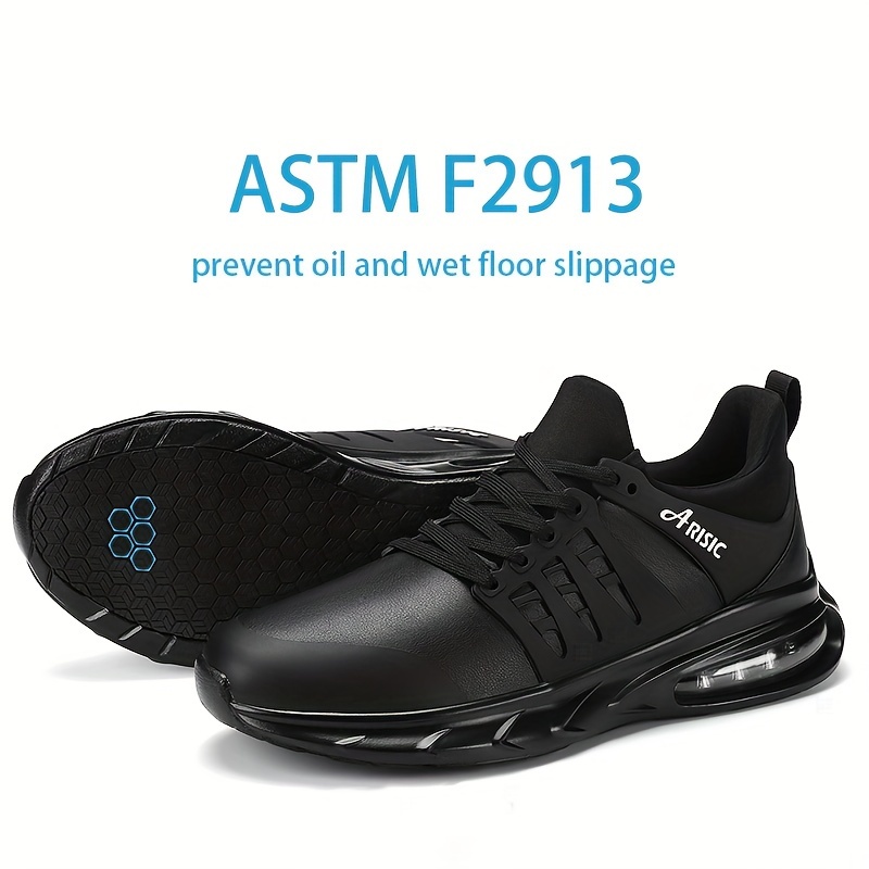 Non Slip Shoes for Men Food Service Waterproof Restaurant Men Work Shoes On Sneakers Kitchen Chef Slip Resistant Food Service Shoes