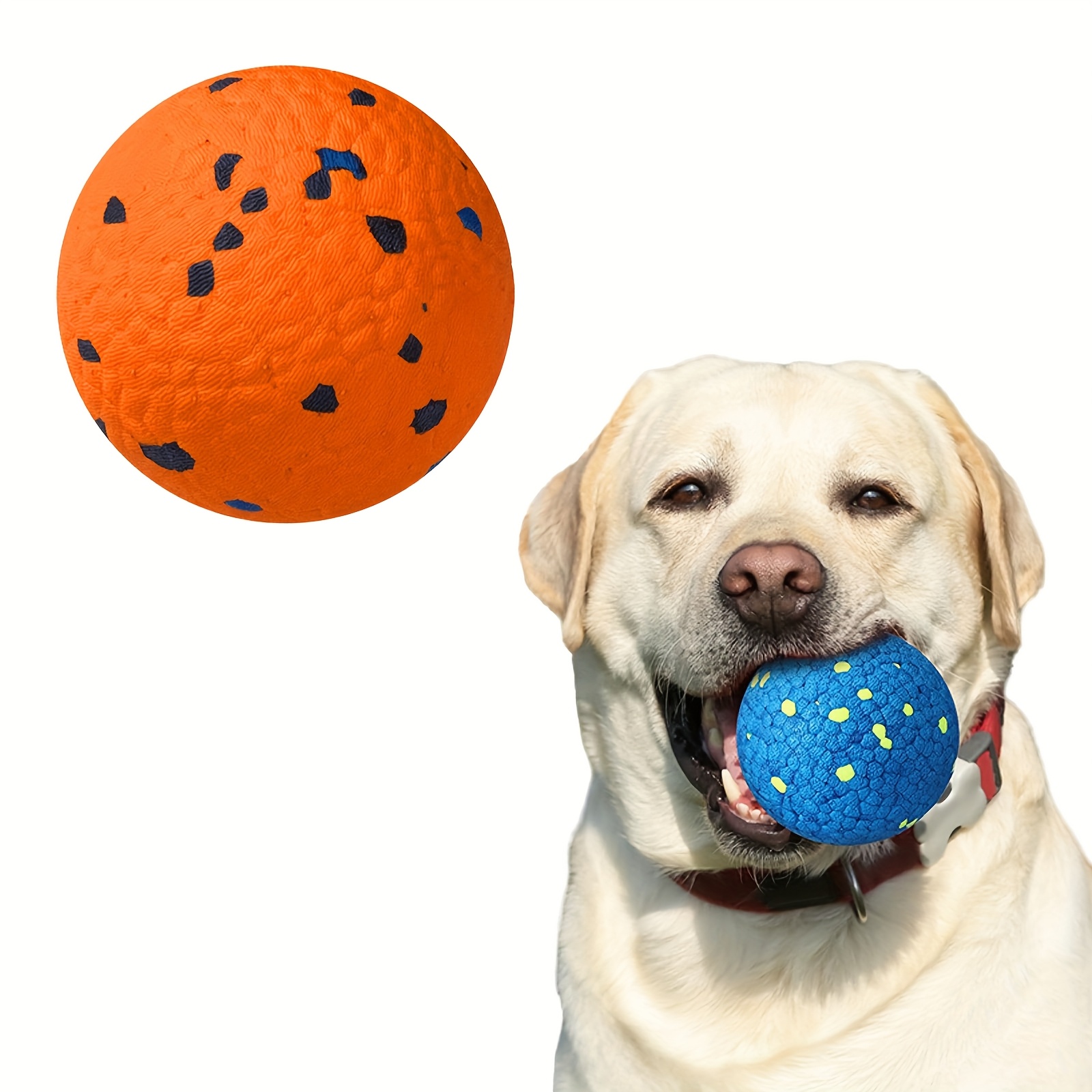 Dog Tennis Ball, Bite-Resistant Elastic Toy Ball