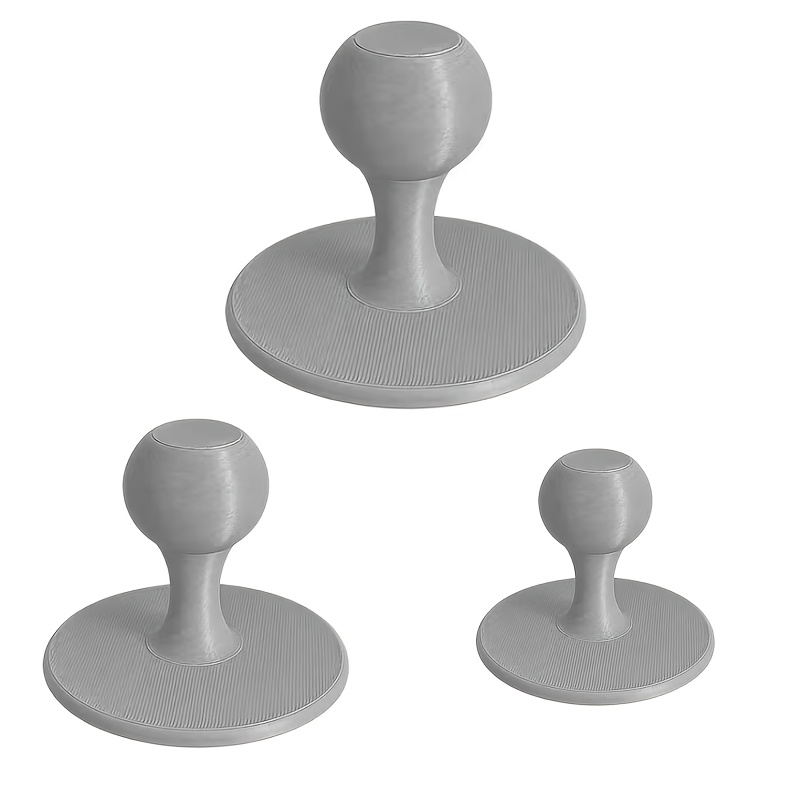 TEMU 3pcs Set Of Pottery Polishing Tools, Ergonomic Handheld Clay Press, 3d Printed Plastic Material, Suitable For Ceramics, Clay, Polymer Clay