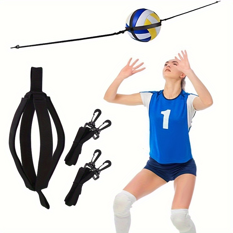 

Adjustable Volleyball Training Aids: Elastic Spike Trainer Strap For Solo Practice - Serve, Spike, Set, Jump, Pass & Fast Arm Speed For All Skill Levels