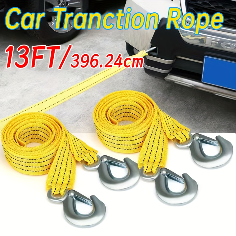 

Vehicle Traction Rope, Car Safety Trailer Car Tow 157.48 Inch Eagle Hook Trailer Rope