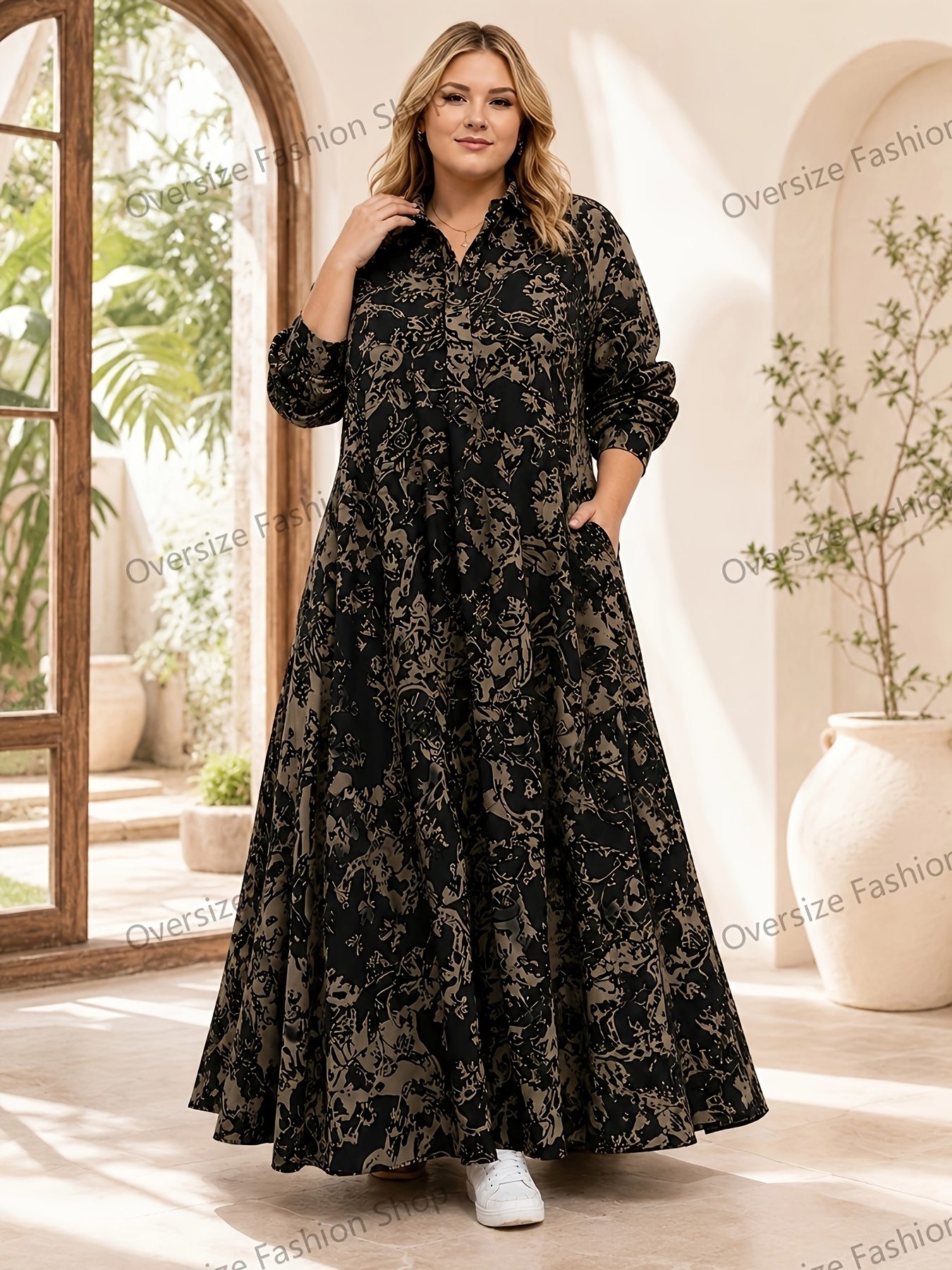 cotton dress plus sold on Temu United States