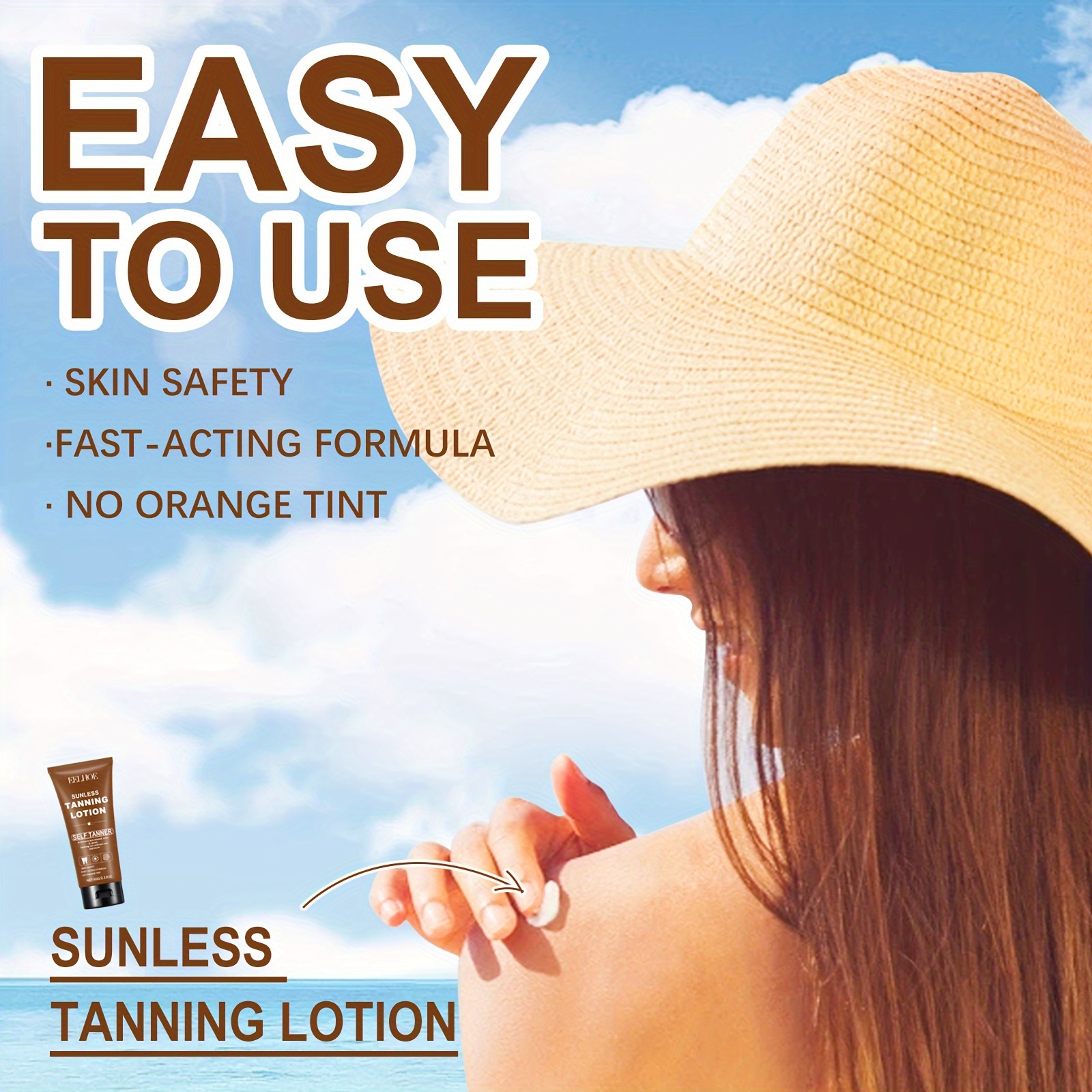 2-pack Sunless Tanning Lotion With Coconut Oil & Aloe Extract ...