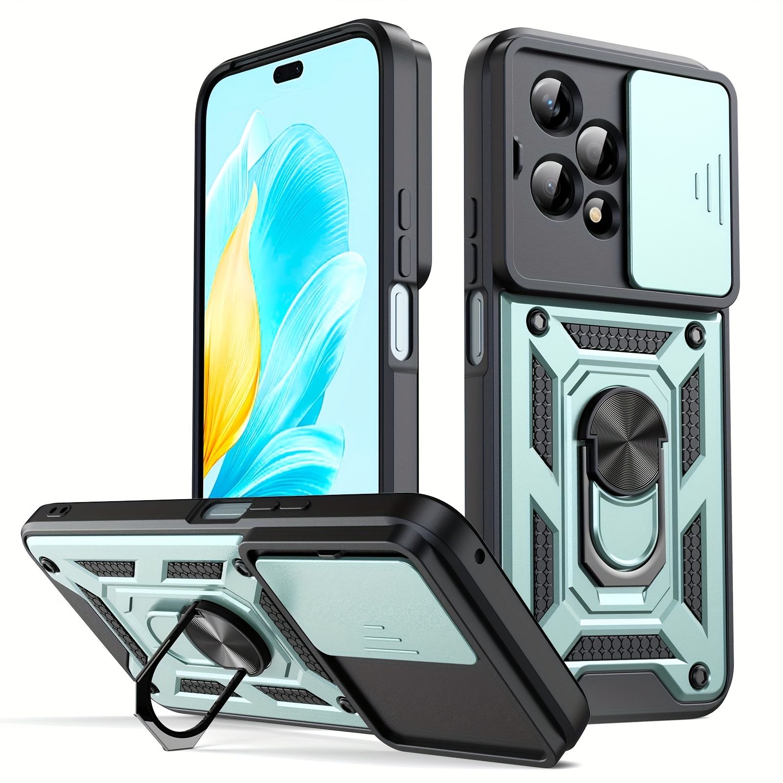 

Coque pour téléphone Honor 200 Lite, Electronics, avec une housse de protection de caméra coulissante, un support rotatif à 360° et une protection anti-chocs et anti-rayures, disponible , .