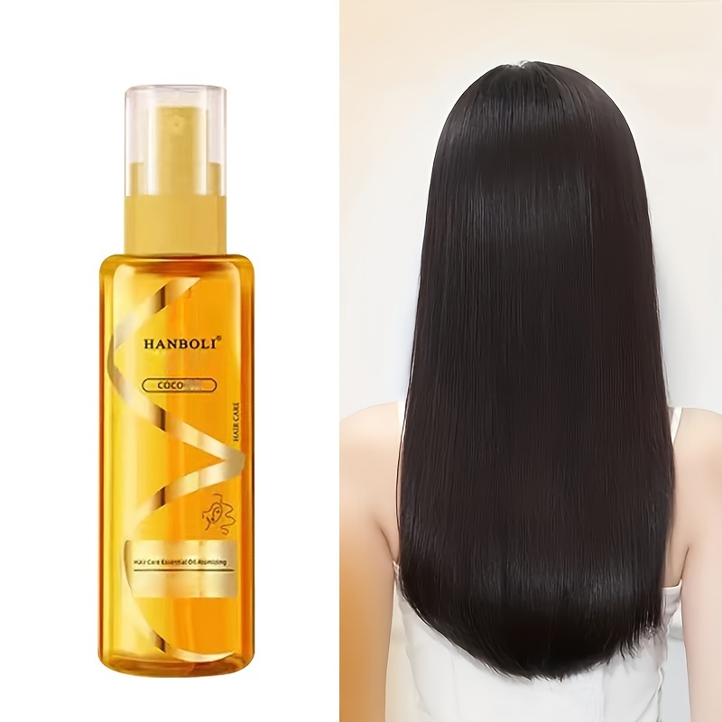 

100ml Hair Care Essential Oil, Perfume Hair Oil Spray, Wash Free, Softens Hair, Anti-static Spray