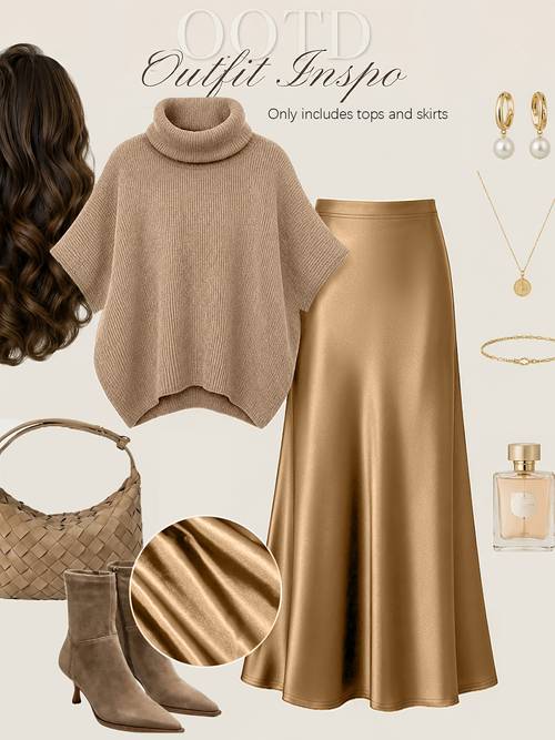 imagen del artículo conjunto de piezas para otoño e invierno, estilo y moderno: suéter con capucha y capa, y falda corta de premium con de pez. elegante y para el .