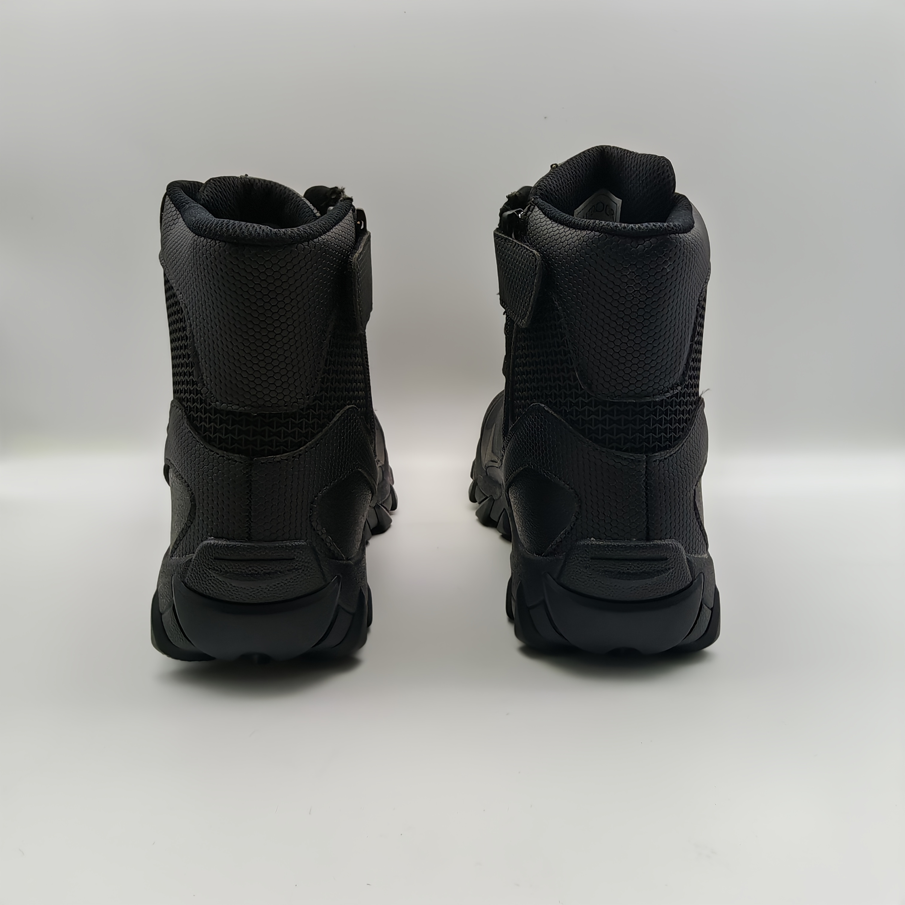 Men's All Terrain Hiking Boots, High Quality Work Boots with Zipper, Breathable Outdoor Shoes for Hiking, Camping, Work