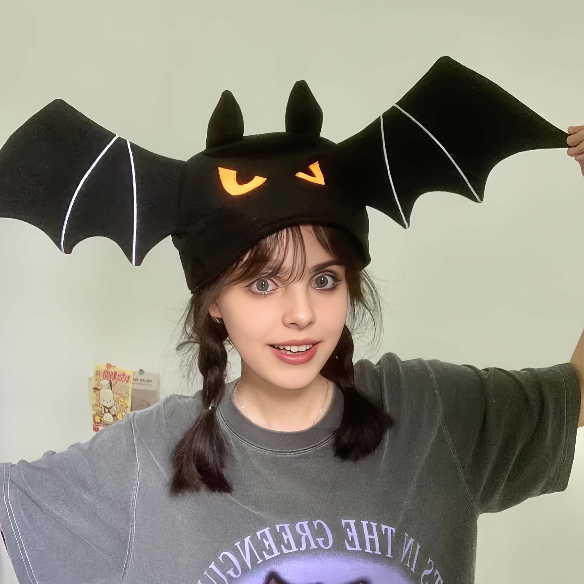 

Bat - For Halloween, Christmas & | & Hat |