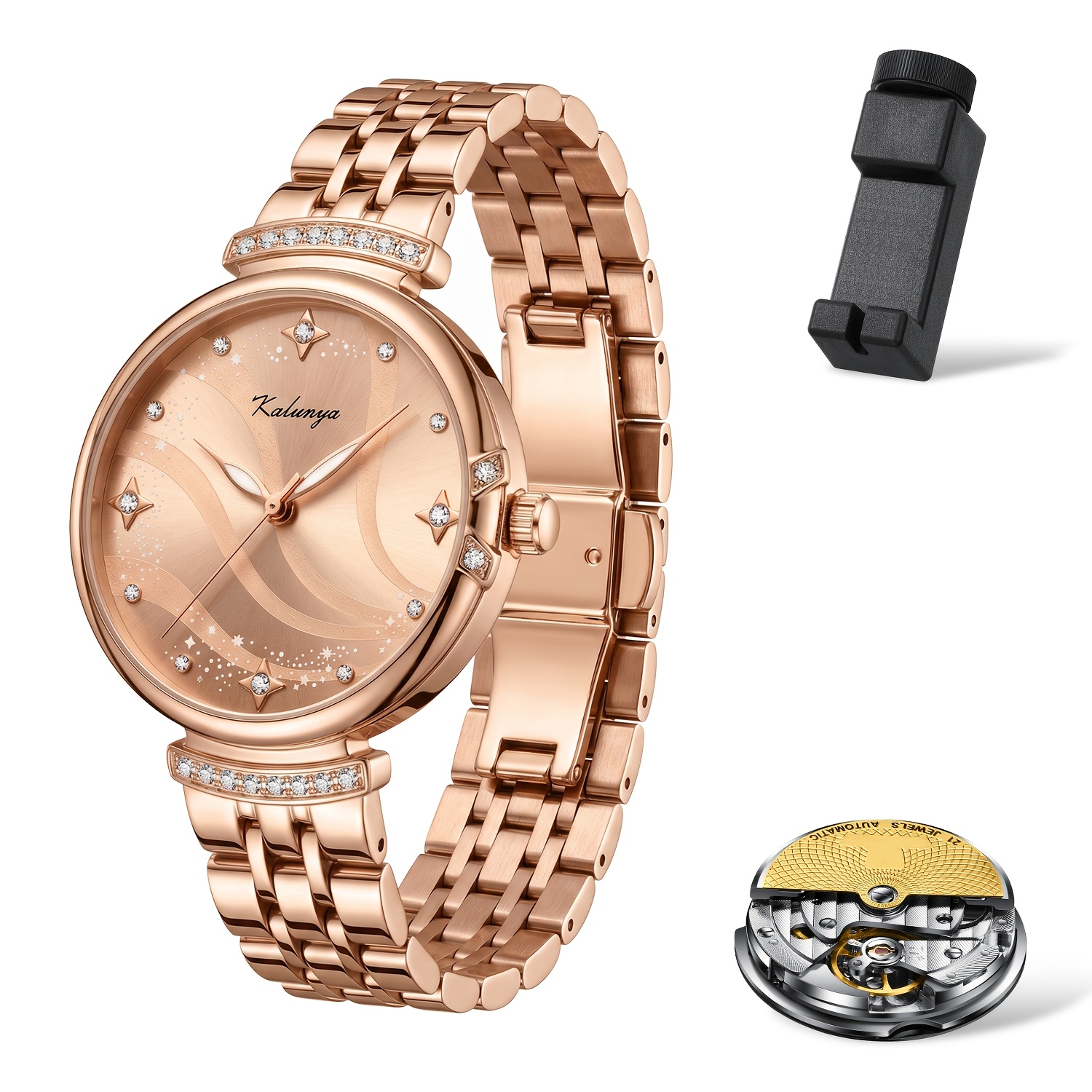 TEMU Watch - 2026 New Automatic Movement Watch For Women, Men, Stylish Trendy Simple Versatile Business Watch For Women, Men, Suitable For Holiday