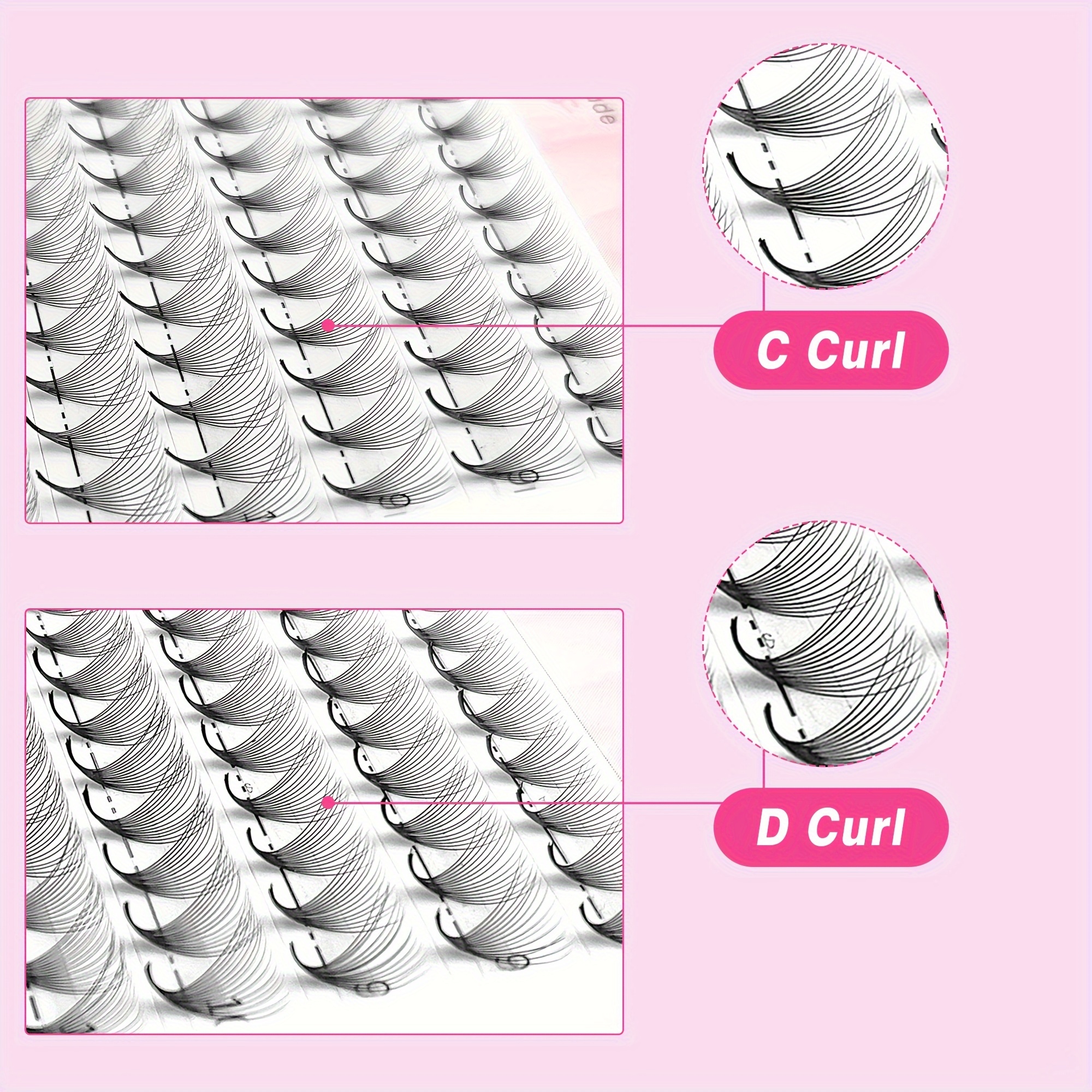300 fan handmade volume eyelashes pointy base 0 07mm 0 05mm 6d 16dw shape long lasting soft premade fans extension details 1