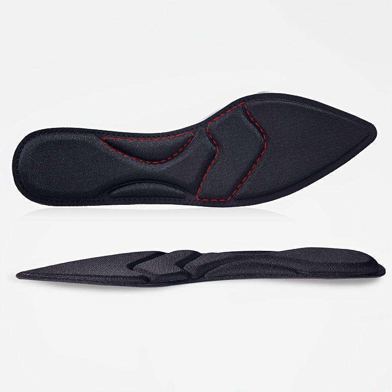 TEMU Une paire de semelles intérieures respirantes en mousse à de avec un design - Antidérapantes et confortables, pour les talons hauts, dotées d'un