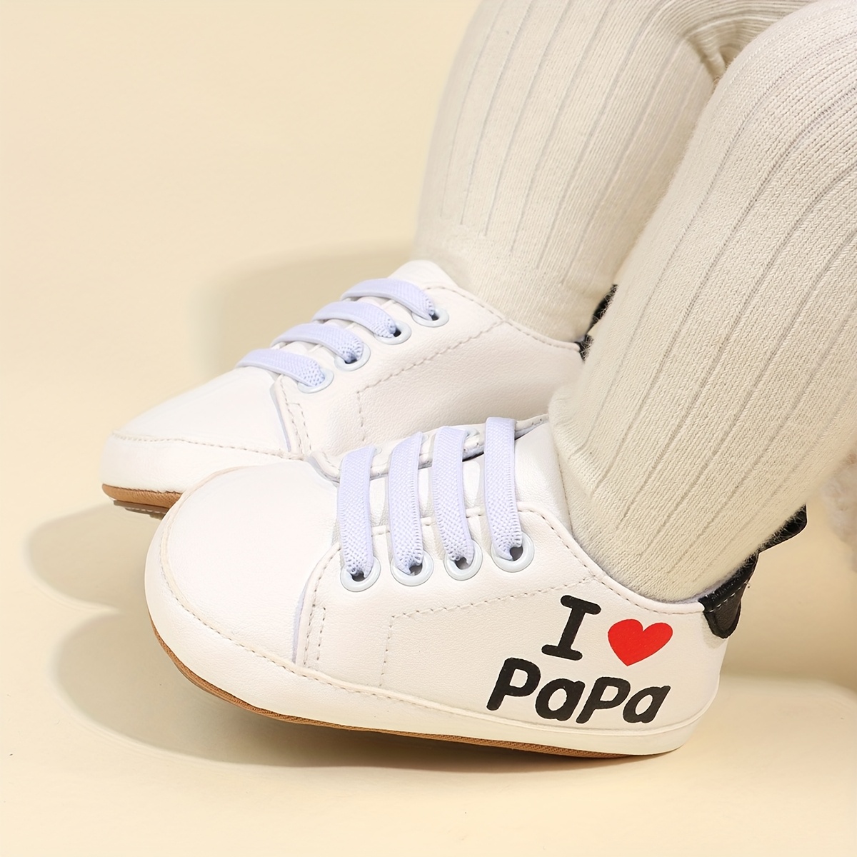 Witte sneakers met zachte zool voor baby's en peuters (jongens en meisjes)
