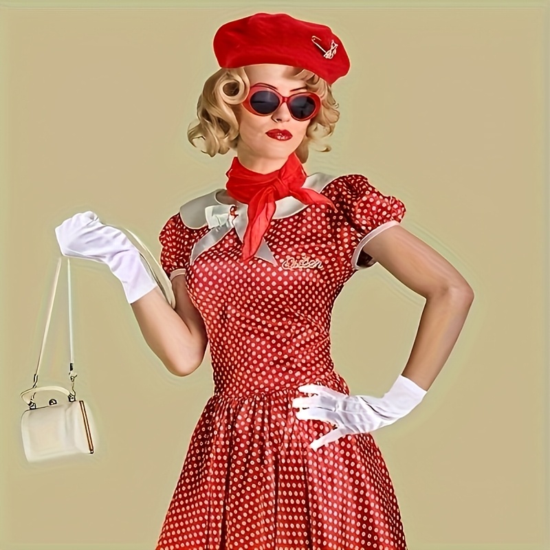 Retro Party Retro Sweets Fancy Dress Sweet French Costume Set