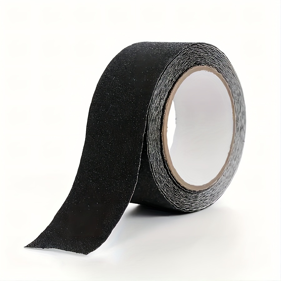 item picture 1 roll of heavy duty black anti slip tape for stairs waterproof grip tape for indoor outdoor use safety non slip treads for step ladders traction pedal staircase safety tape stair treads non slip