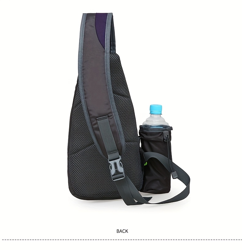 [eonothem Sling Bag] eonothem Unisex Chest Sling Bag | Large Capacity, Adjustable Strap, Zipper Closure, Multiple Colors - Compact Crossbody Bag for Gym, Commuting & Travel