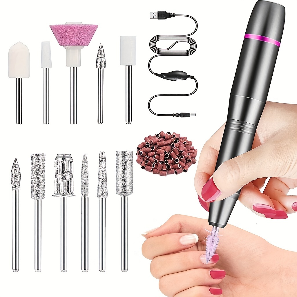 

Electric Nail Files Usb Nail Drill 25000rpm For Manicure Pedicure Professional