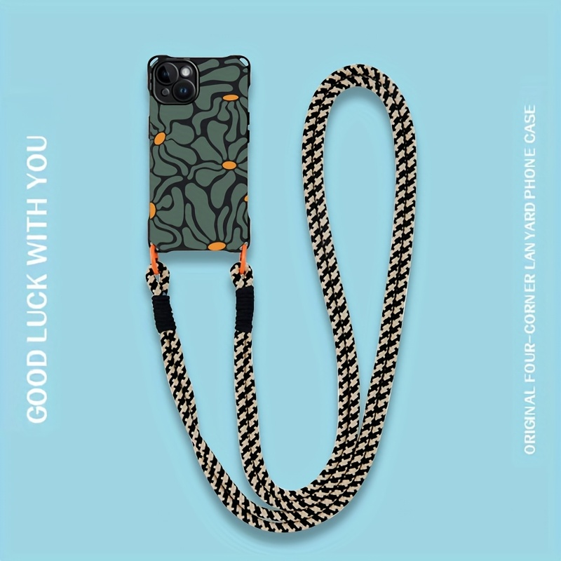 TEMU Phone Case - Suitable For Iphone 18 Pro Max 17 Air 16 Plus 15 14 13 12 11 Series Phone Cases Lanyard Crossbody, High-end Luxury Shockproof Handy