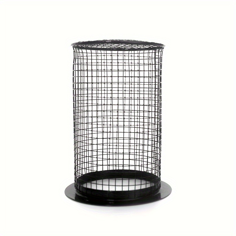 Image of Pet Box Round Small Anti-scald Lamp Cover Net Cover Night Light Ceramic Heating Lamp Reptile Lizard , Without Battery