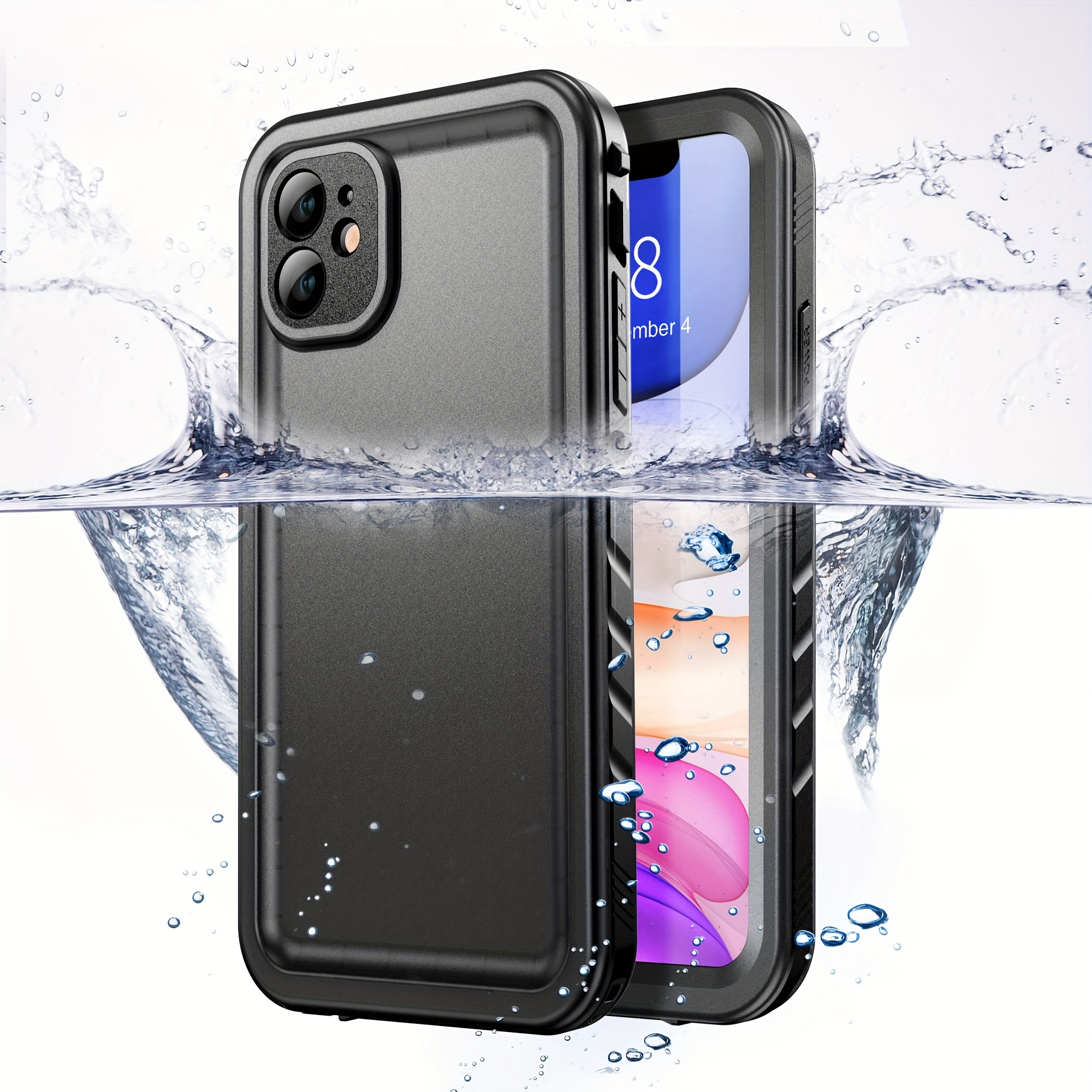 

100% Waterproof Case For Iphone 15 14 Plus 11 Se 3rd 2022/iphone Se 2nd 2020/iphone 7/8 Underwater Diving Swimming Full Body Screen Protector