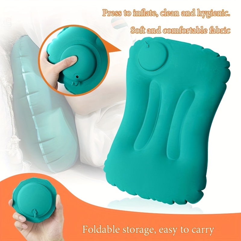 

Inflatable Pillow Press Type Inflatable Pillow Multifunction Foldable Portable Work Camping