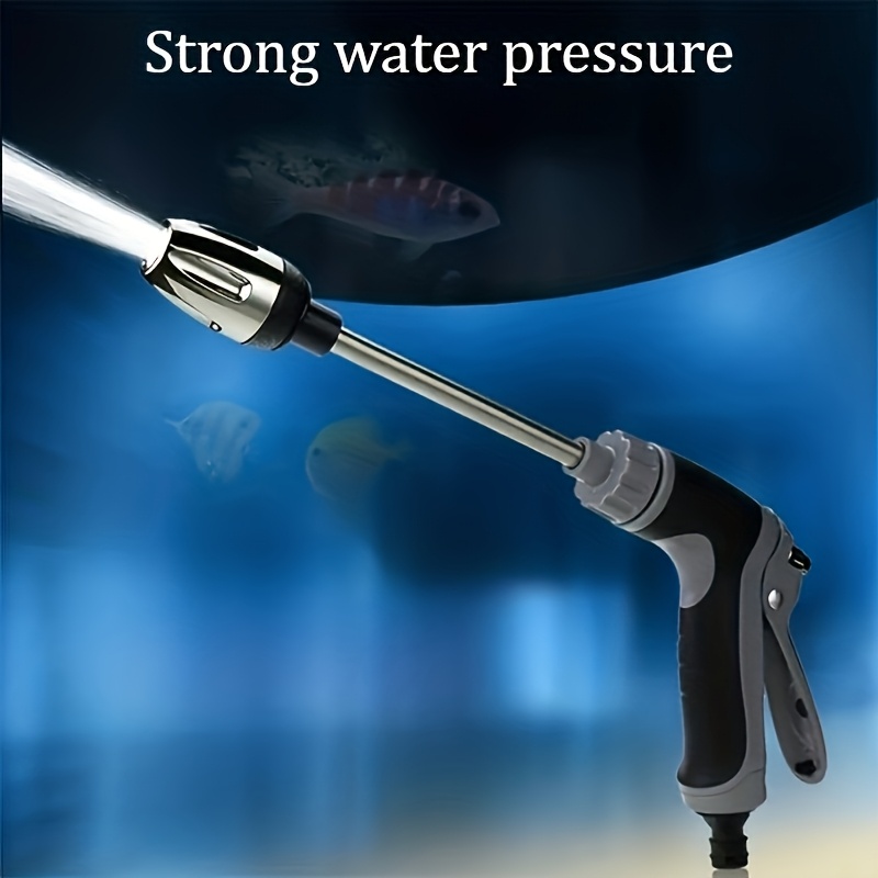 New High-pressure Car Wash Water Gun, Multi-functional Garden Foam Nozzle, Lawn Watering Device, Household Long-handled Cleaning Spray Gun