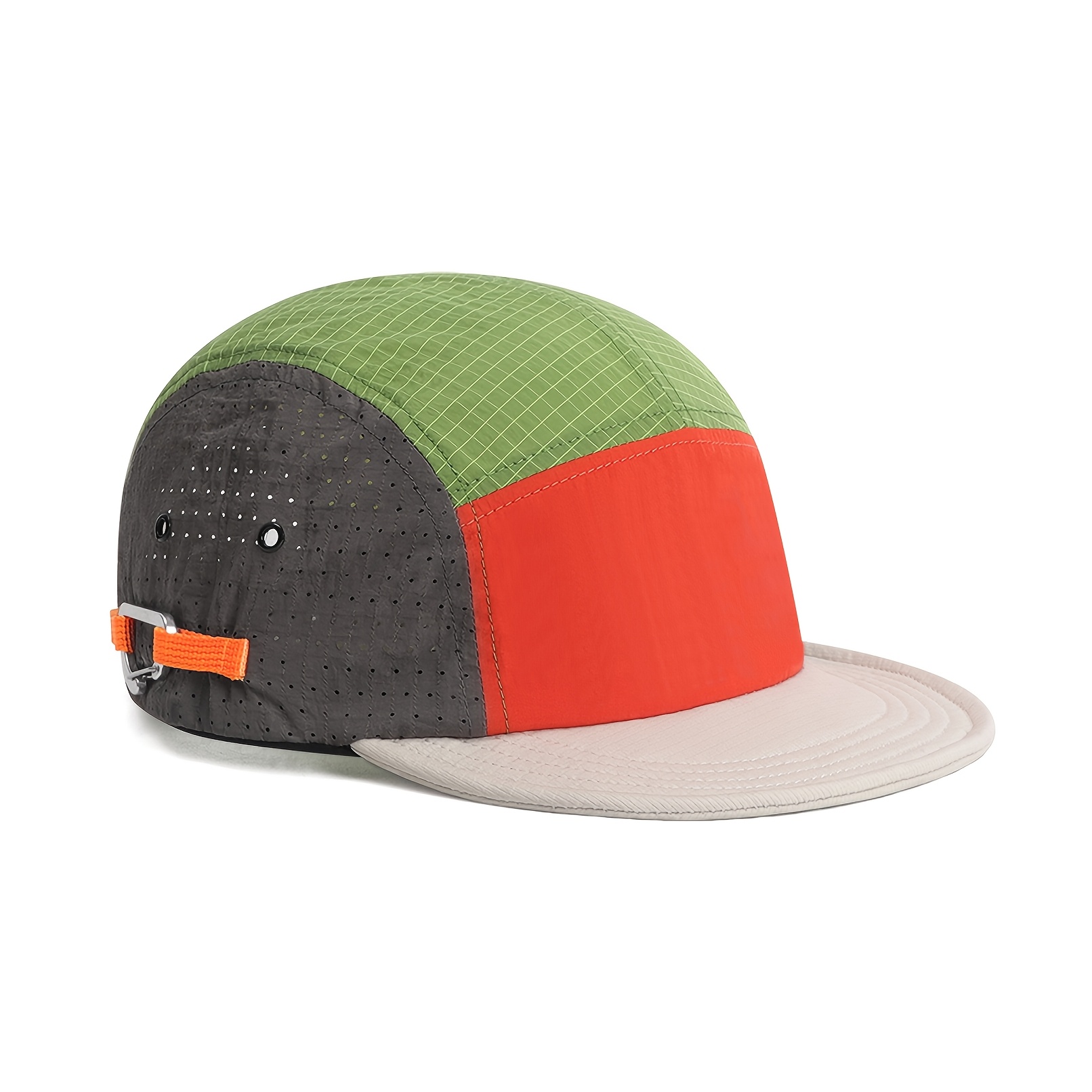 TEMU Gorra de béisbol para mujer de estilo 2026 con bloques de color, diseño semitransparente de malla para un refrescante y a , con colores