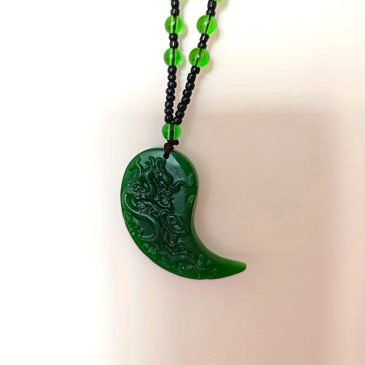 Women's Fashion Pure Green Pendant Necklace