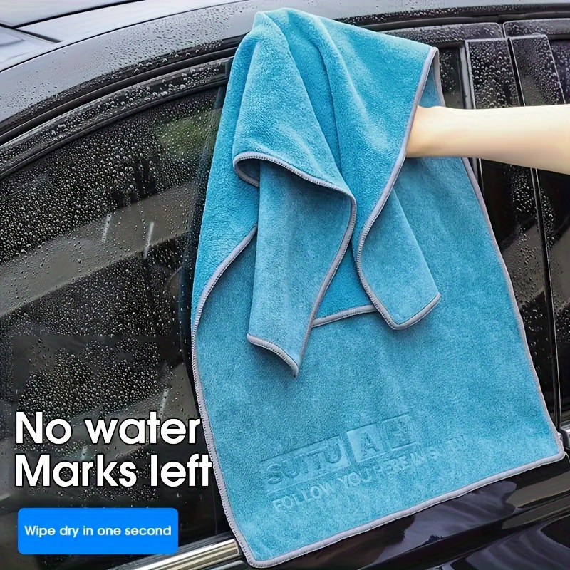 

Ultra-absorbent Microfiber Car Wash Towel - Extra Large, , No-streak Cleaning Cloth For Vehicle Interiors & Glass