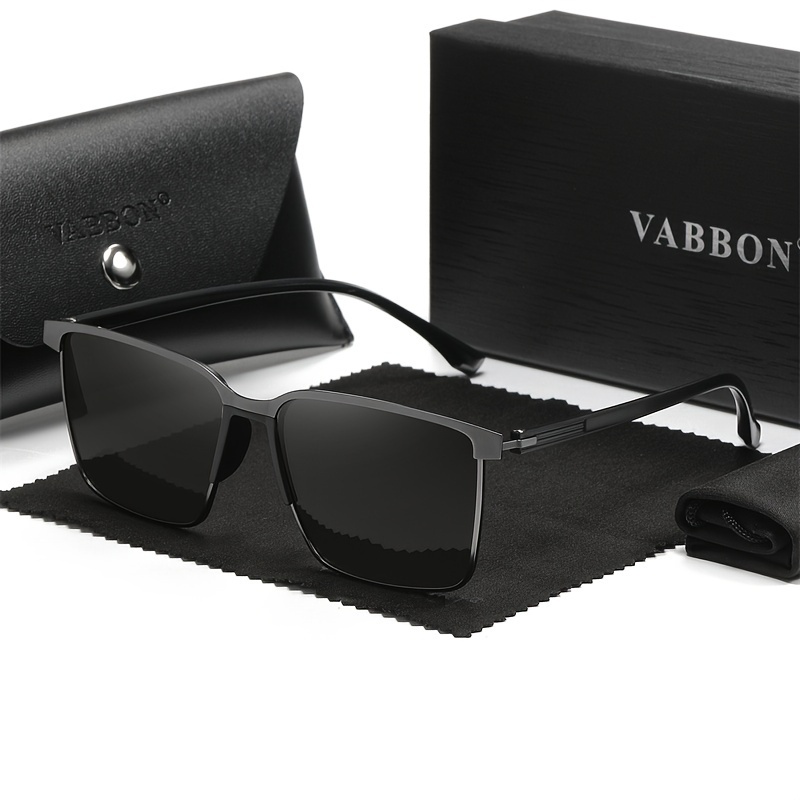 

Vabbon Vintage Polarized Glasses For Men, Full Rim Copper Alloy Frame, Polaroid Lens, Casual Hiking Glasses With Case And Cloth, Ideal For Valentine's Day, Mardi Gras, - 9373