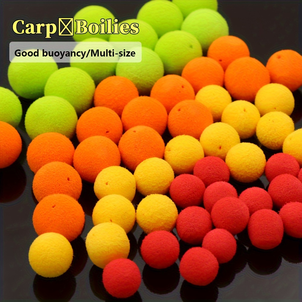 

High- Pop Up Boilies For Carp Fishing - Assorted Sizes & , Ideal For Hair Rig Method Feeder