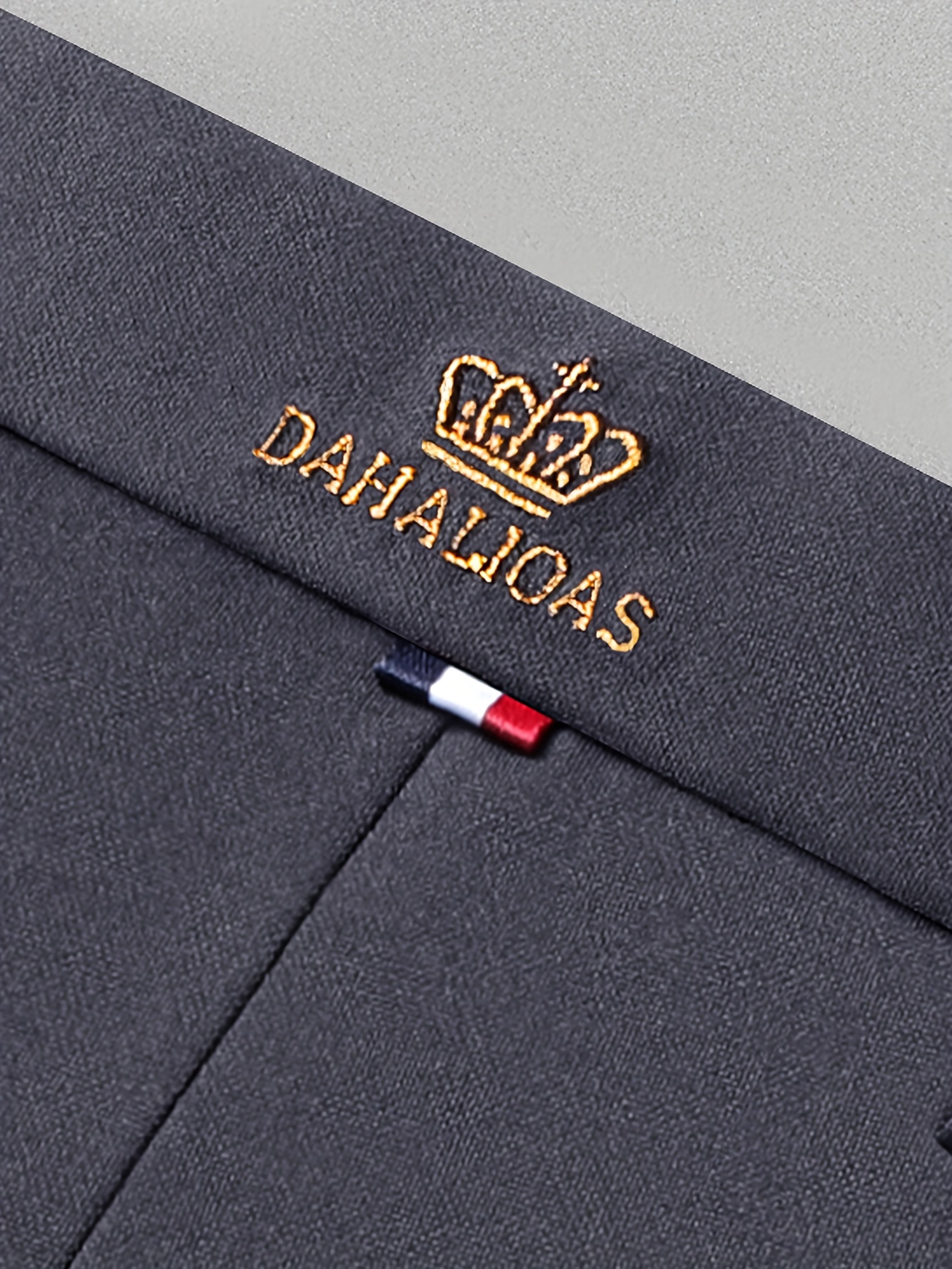 2 pack summer business straight leg suit pants casual versatile non iron trousers with embroidered details Product details 9