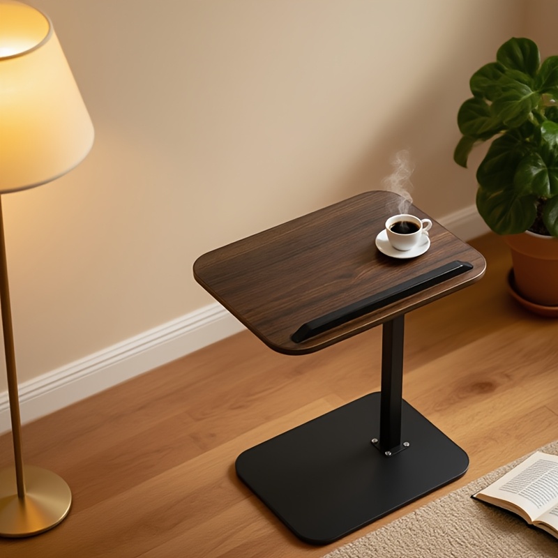 TEMU Adjustable Side Table, C Shaped End Table For Couch, Small Side Table End Tables For Living Room, Bedroom, Tv Tray Table For Couch, Side Tables