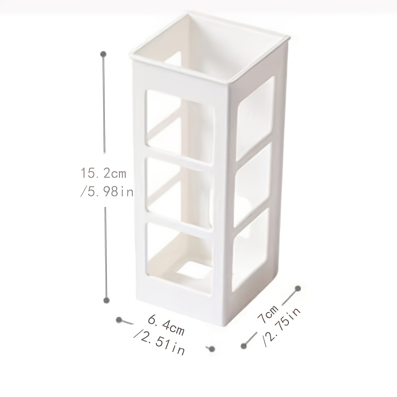 TEMU 1pc Storage Box For Curling Irons, A Rack For Hair Dryers, A Straightening Board Organizer, Compartmentalized Storage, Strong Load-bearing