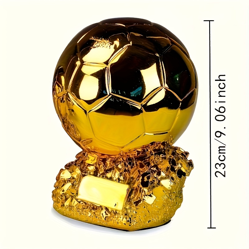 resin football trophy model   in 3 sizes suitable for living room or bedroom display and cabinet decoration
